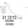 MTS 01.13110 Exhaust Pipe